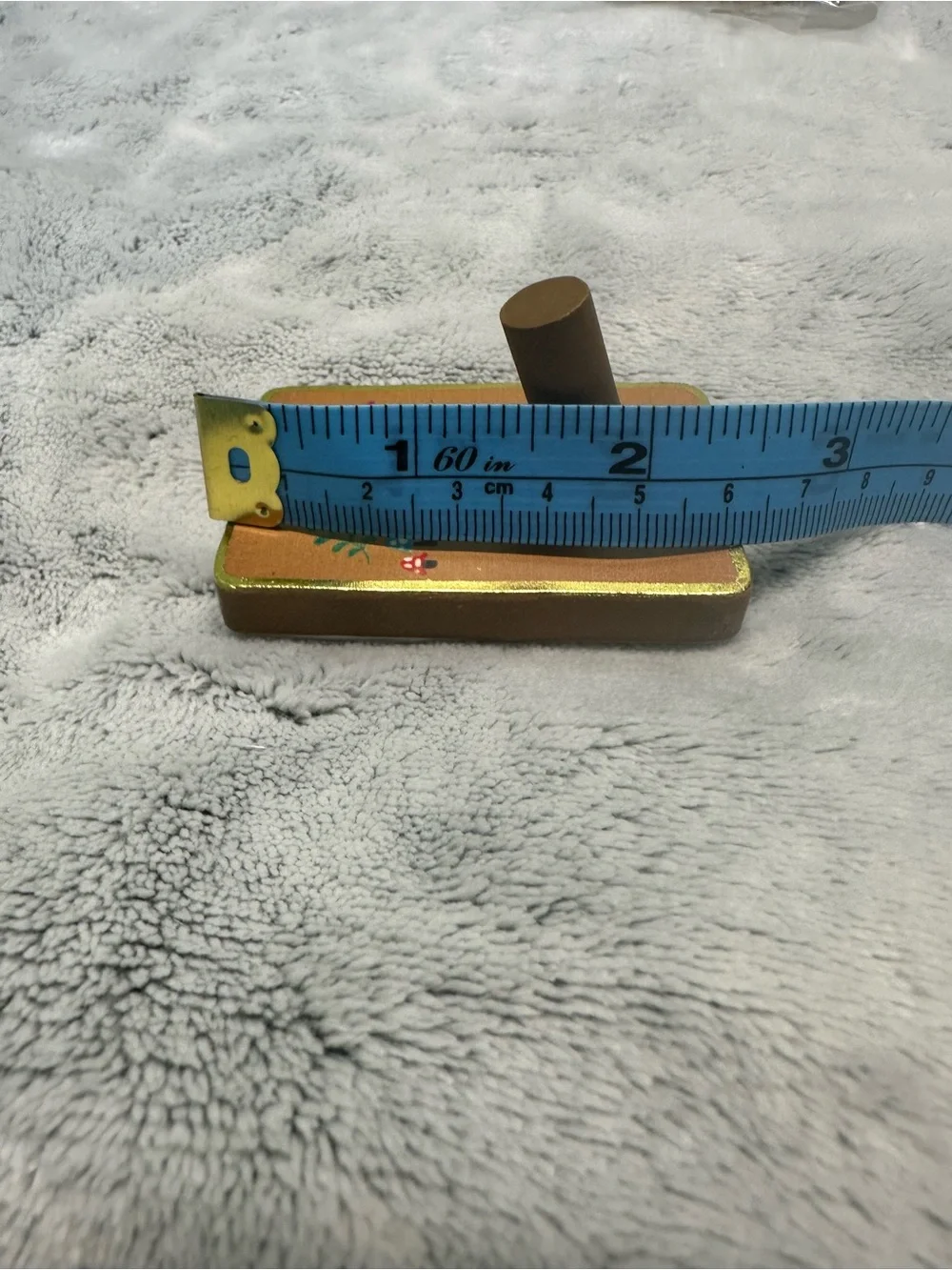 NATURAL LIFE Tan Mini Wall Hooks with 3M Foam Strips